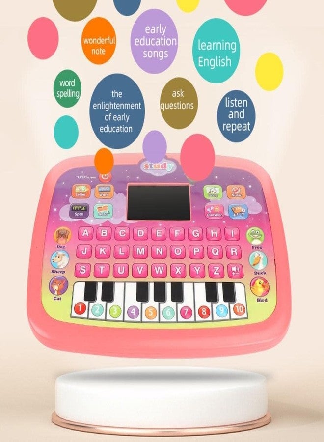 Storio Learning Educational Computer Kids Piano Laptop with Led Screen & Music | Fun Activities Toy Computer Tablet for Kids Toddlers 1 2 3 4 5 6 + Year Old Boy and Girls, Multicolor - Image 3